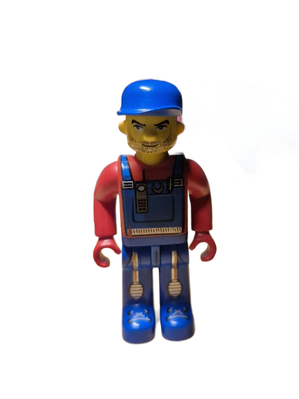 Lego JS006q  4juniors : construction worker Tractor Driver mini figure use